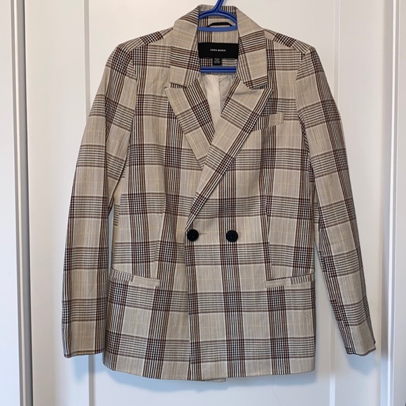 Vero Moda Oversized Plaid Blazer - Picture 2 of 5